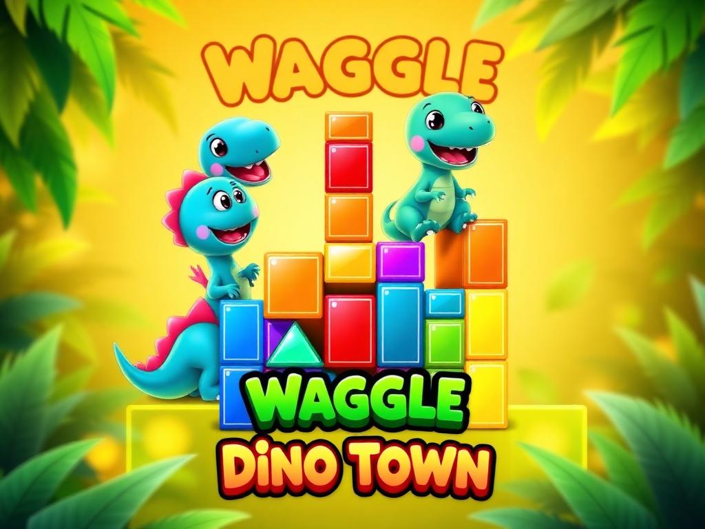 와글디노 타운 key art
